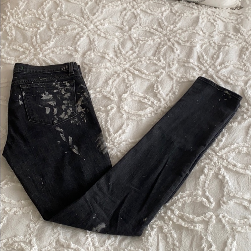 🧡 J Brand Low Rise Pencil Leg Distressed Jeans
